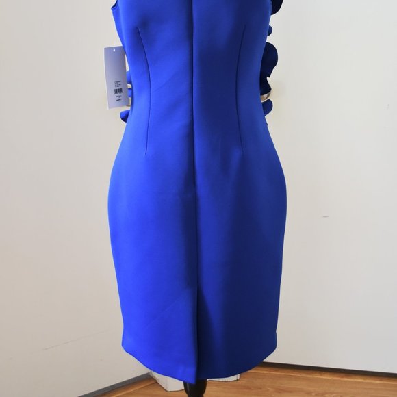 NEW! Nero By Jatin Varma Ruffle Detail Dress. - Picture 4 of 12